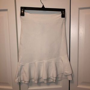 BCBGMaxazria white skirt